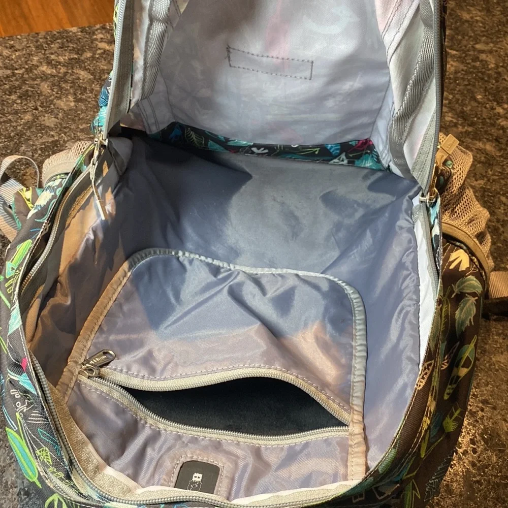 LL Bean School Camping Backpack 4 Compartment